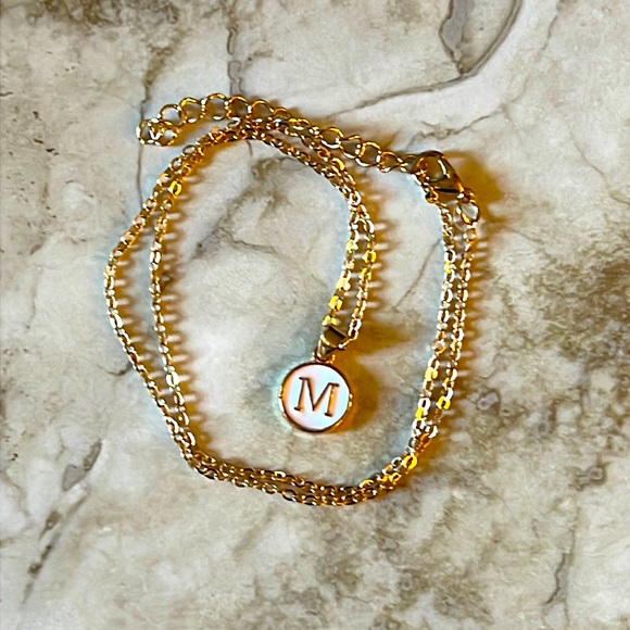 M Letter Necklace - Picture 1 of 4